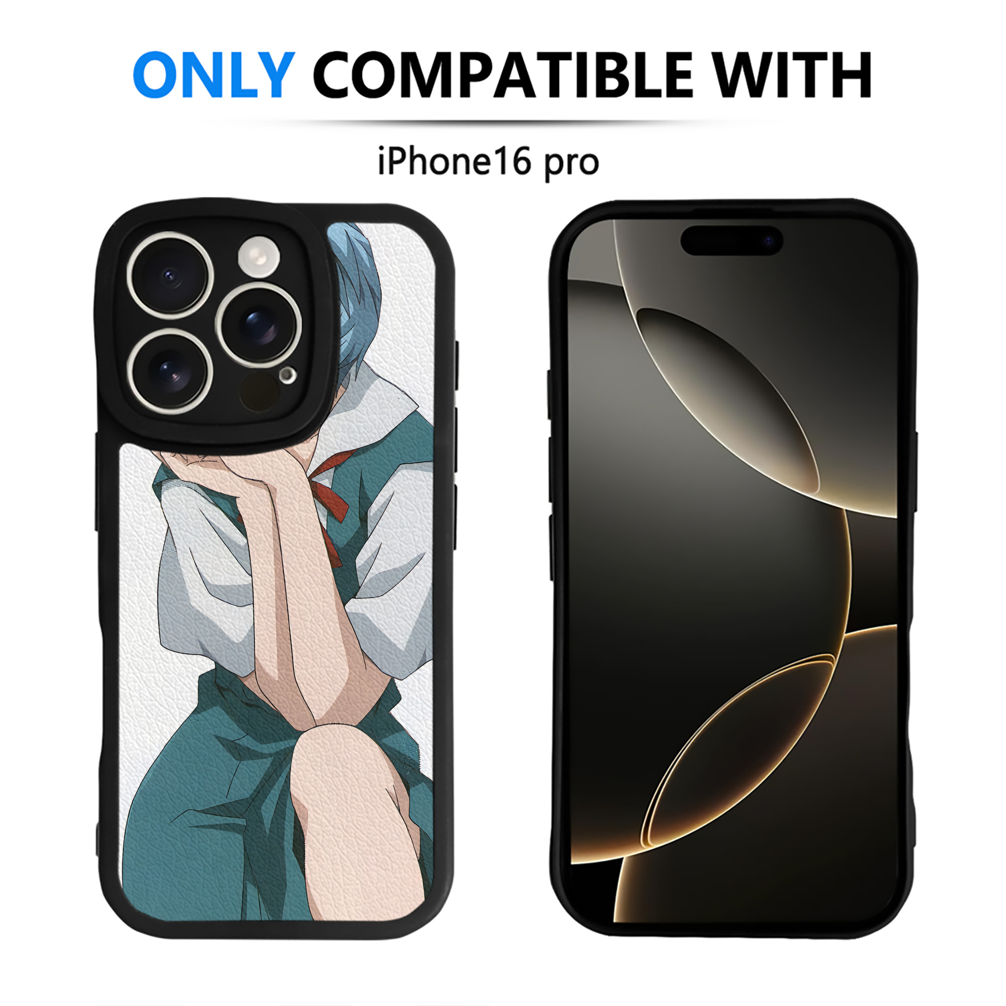 （画像用） EVA 新世紀エヴァンゲリオン 【iPhone 16シリーズ対応】シリコンスマホケース（レザー調） 材質：シリコン